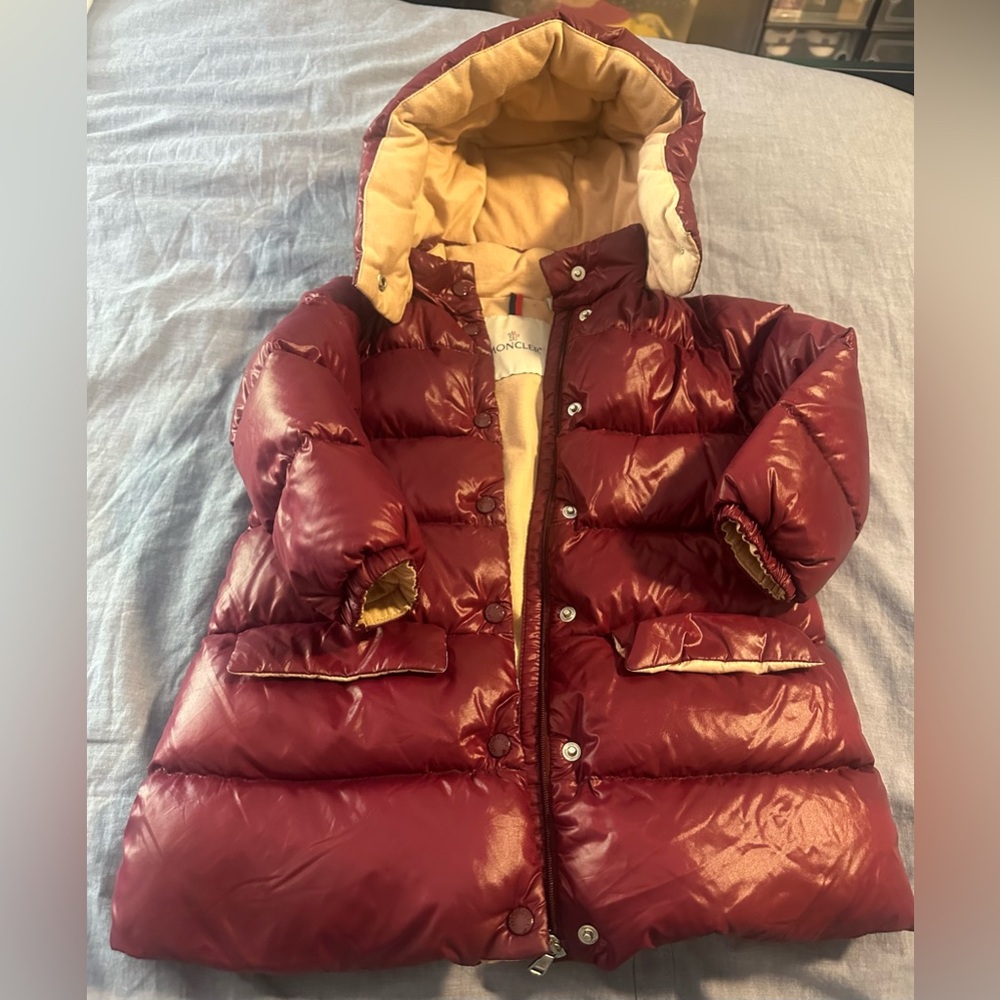 MONCLER Toddler Girl Down Coat 🔥